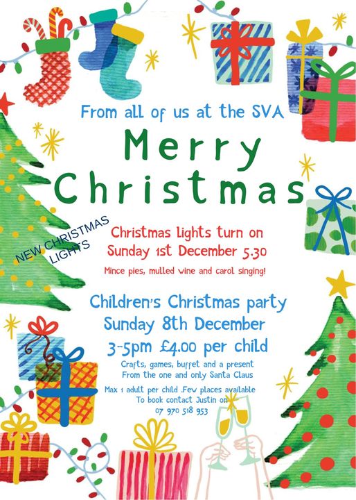 Children's Xmas Party poster 